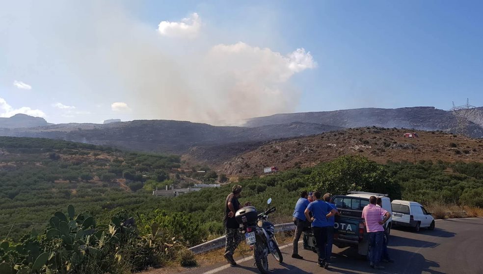 Τραγικός ο απολογισμός από τη μεγάλη πυρκαγιά στη Σητεία