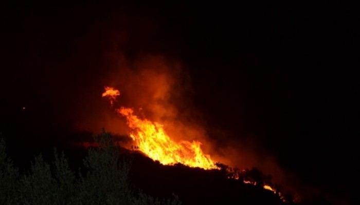  Φωτιά σε ρεματιά στα Μυλωνιανά